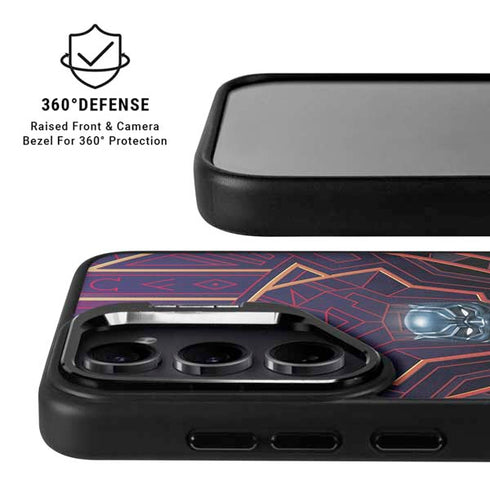 Marvel Black Panther Wakanda Salute Galaxy S25 Ultra Kickstand Case